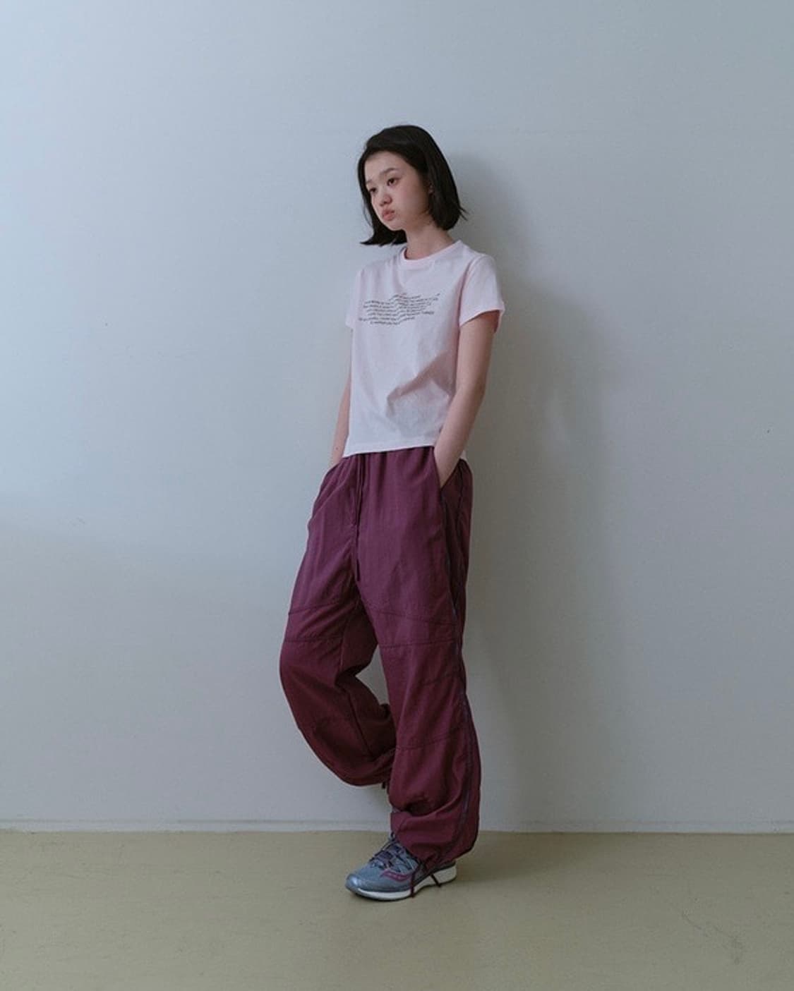 Nocontent Windshield Pants_wine 노컨텐츠 상품이미지4