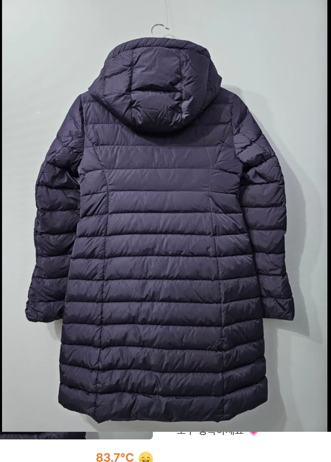 정품 몽클레어 여성 롱패딩 네이비 ~66 상품이미지5