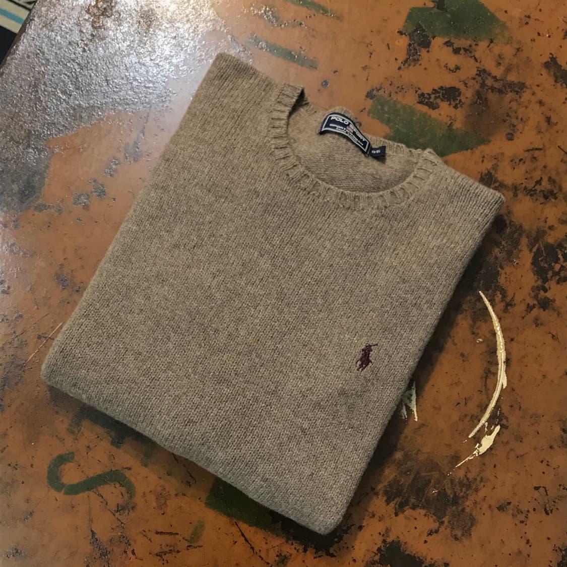 폴로랄프로렌 브라운 울 니트 여성 44 55 사이즈 상품이미지1