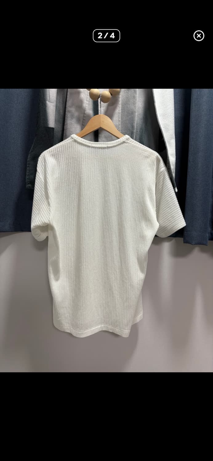 이세이미야케 반팔 니트 플리츠 티셔츠 상품이미지2