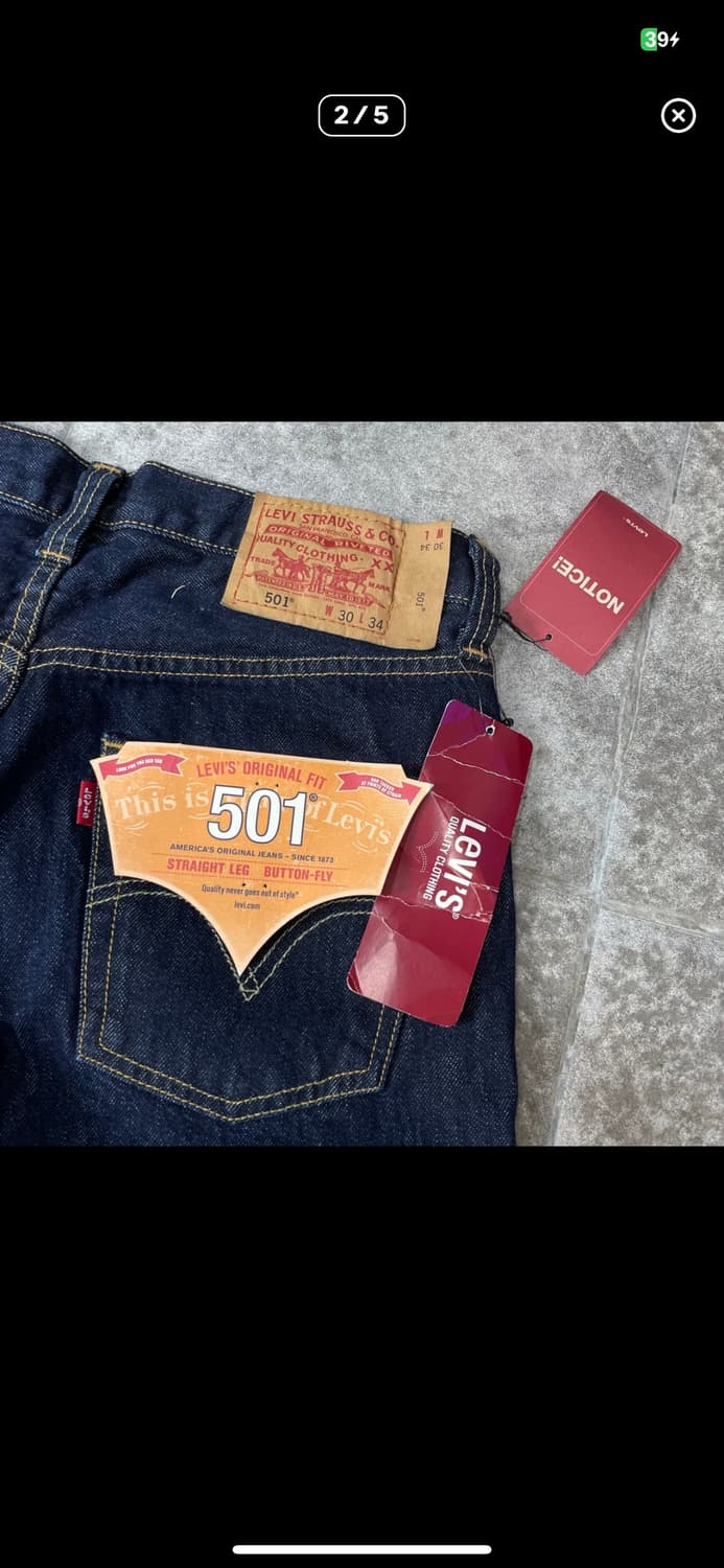 Levis 리바이스 501 스트레이트 핏 데드스탁 상품이미지2