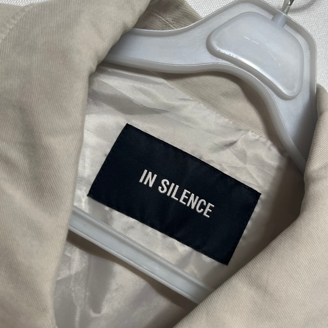 인사일런스 베이지 봄버 자켓 m 상품이미지2