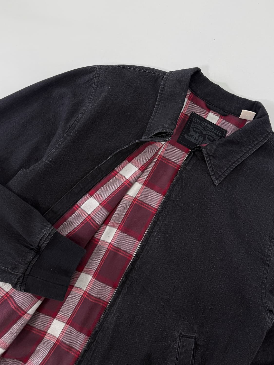 리바이스 루즈핏 블랙 데님 스윙 워크 자켓 상품이미지4