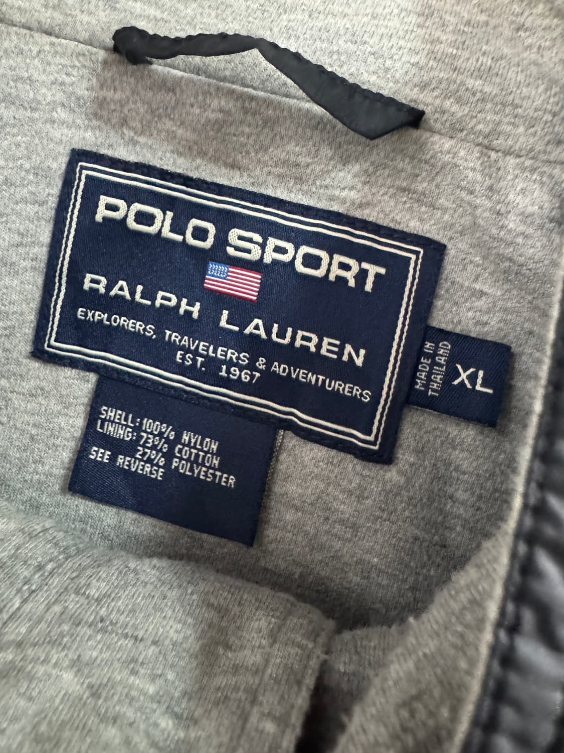 폴로 랄프로렌 스포츠 올드스쿨 나일론 베스트 XL 상품이미지3