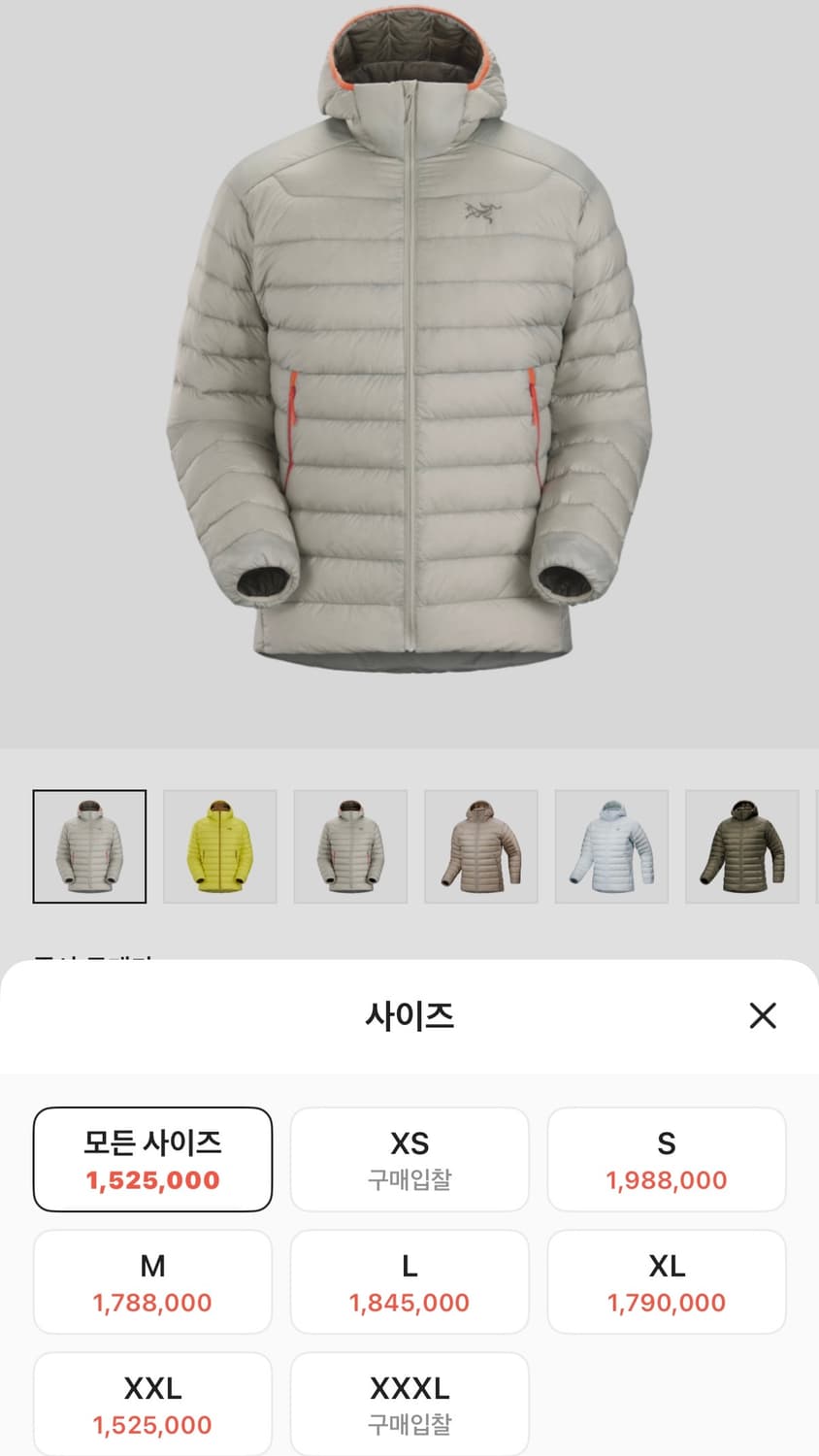 아크테릭스 세륨 후디(해비타트) 상품이미지8