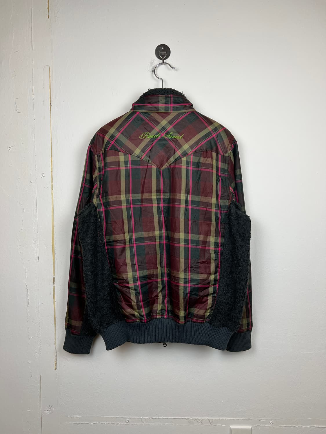 JPN 비치 사운드 체크 퍼 자켓 M 상품이미지2