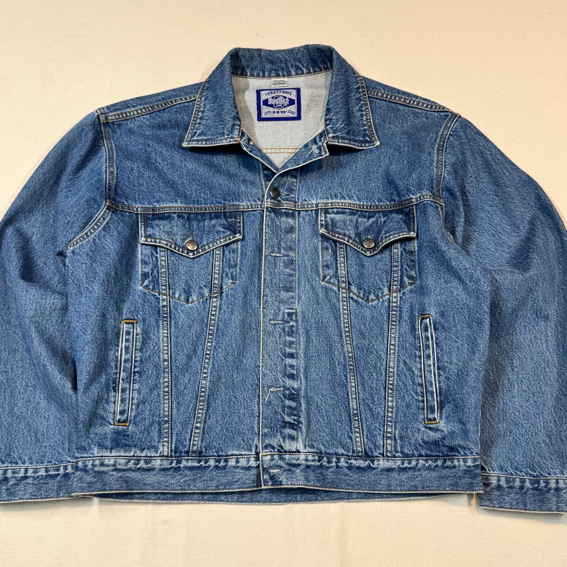 L) Hard Rock 하드락카페 하와이 마우이 데님 트러커 자켓 상품이미지2