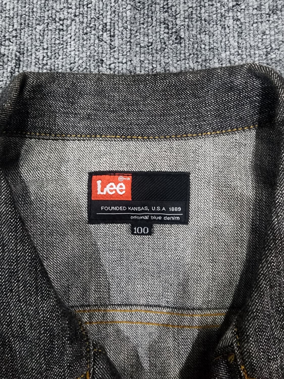 Lee 리 빈티지 데님자켓 청자켓 100 상품이미지5