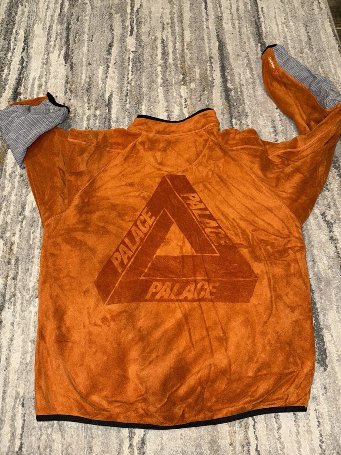  22FW 팔라스 폴라텍 1/4 집 자켓 오렌지 상품이미지7