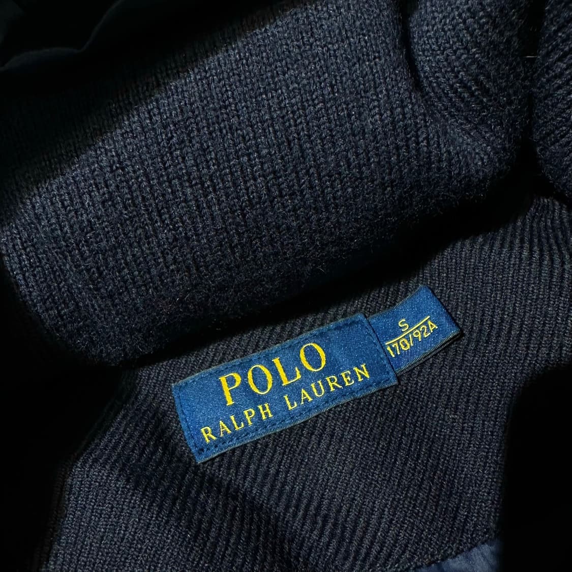 폴로 랄프로렌 울 퀼티드 유틸리티 다운 패딩 자켓 네이비 상품이미지6