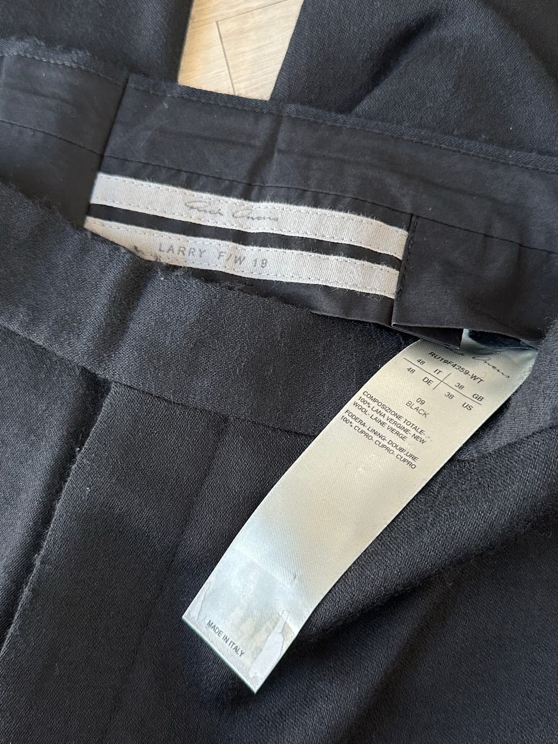 릭오웬스 크롭 팬츠 상품이미지5