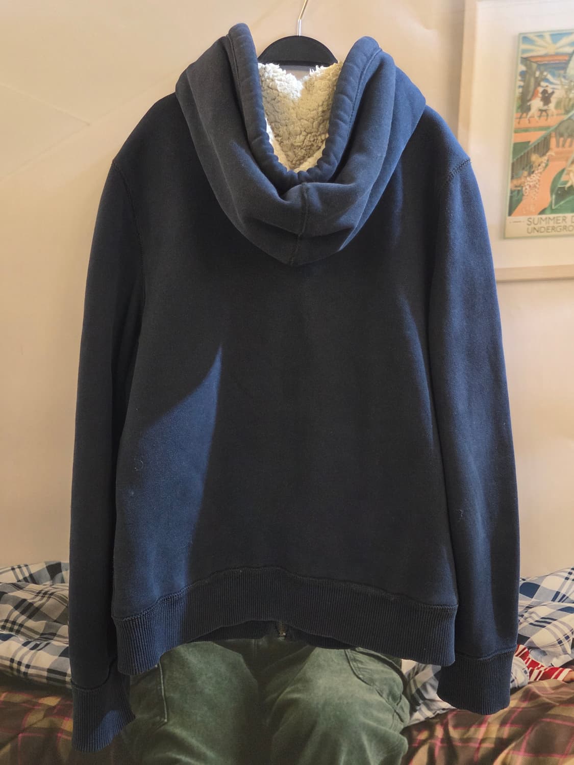 아베크롬비 네이비 양털후드집업 상품이미지6