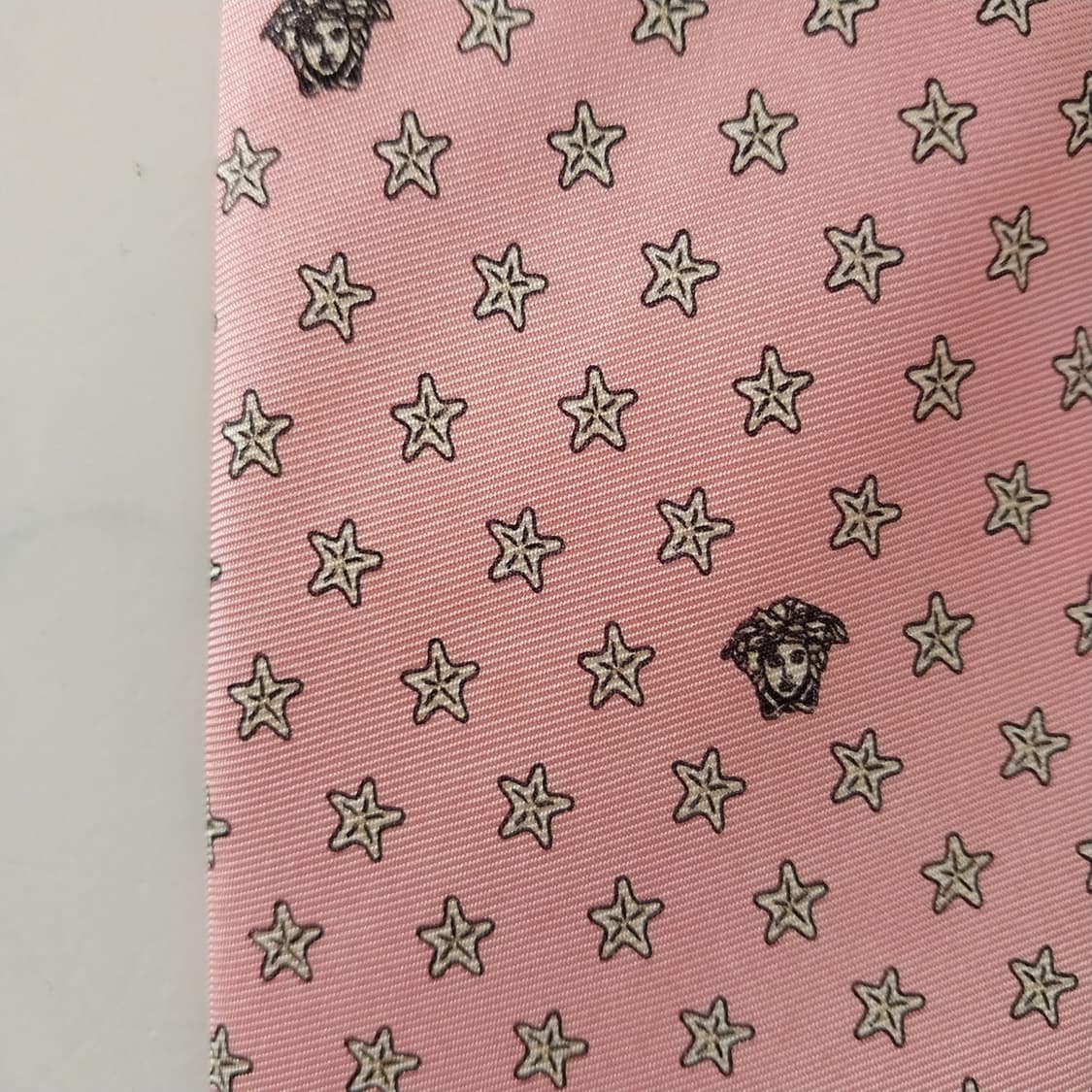 베르사체 실크 메두사 스타 패턴 넥타이 9.6cm A+~A등급 K1554 상품이미지9