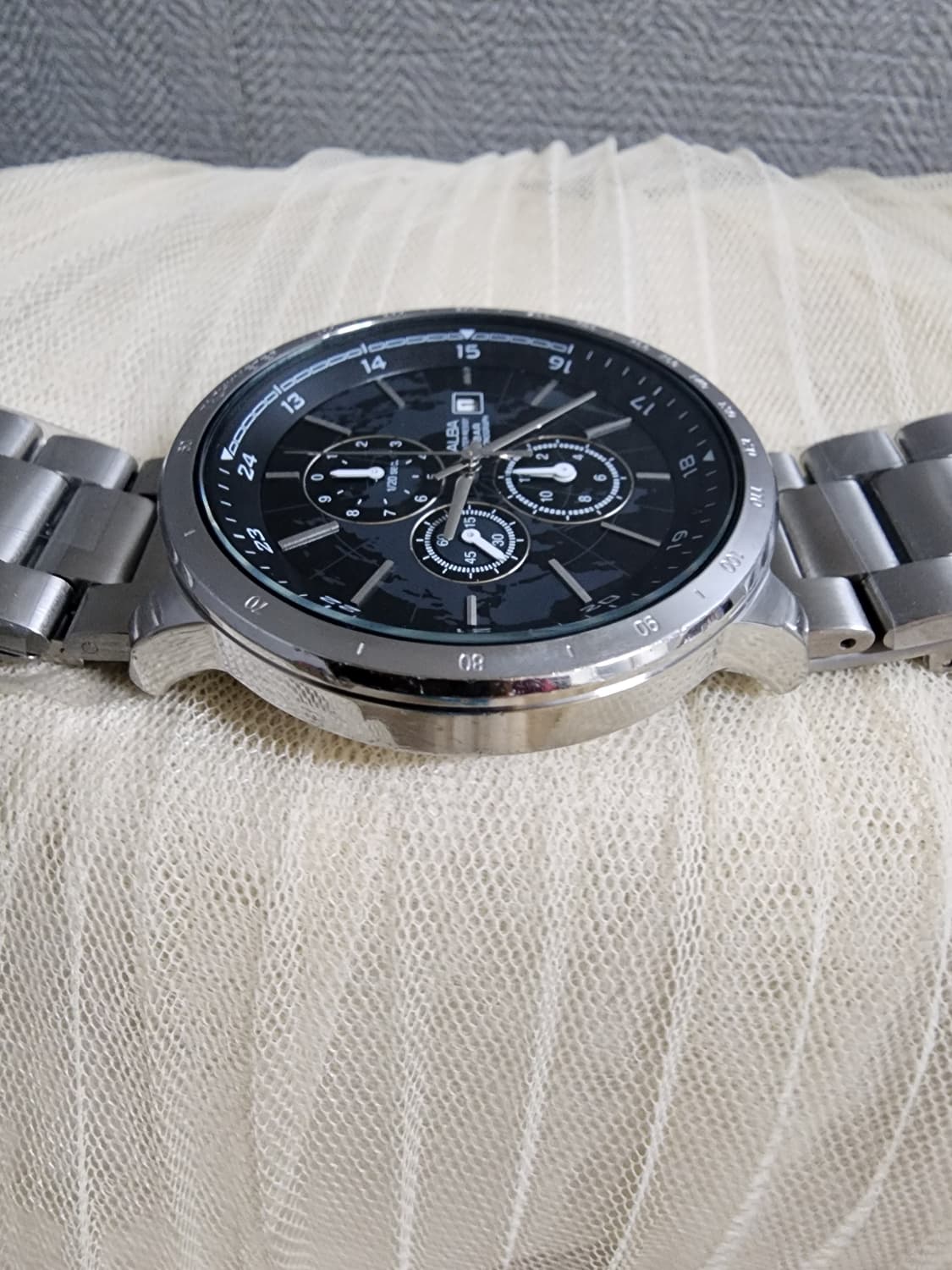 세이코 알바 메탈 크로노그래프 시계 상품이미지7