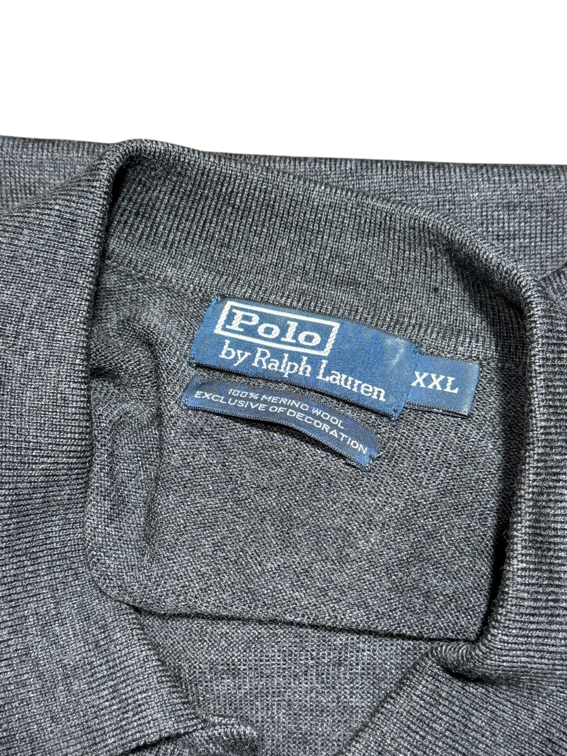 Polo Ralph Lauren 폴로 랄프로렌 메리노 울 카라 니트 상품이미지3