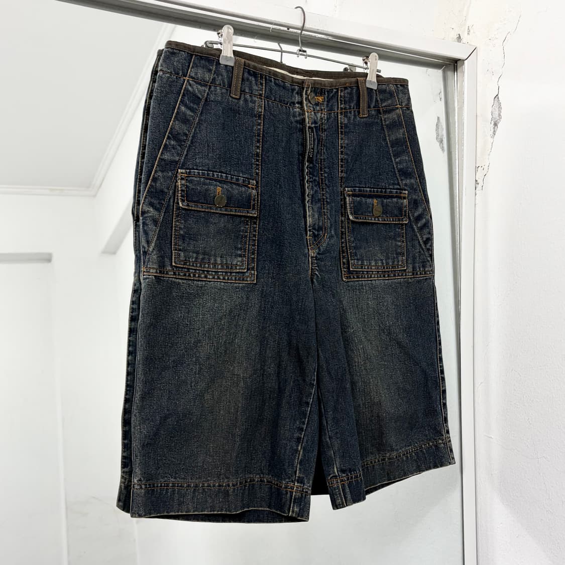 미쏘니 카고 데님 버뮤다 팬츠 상품이미지4