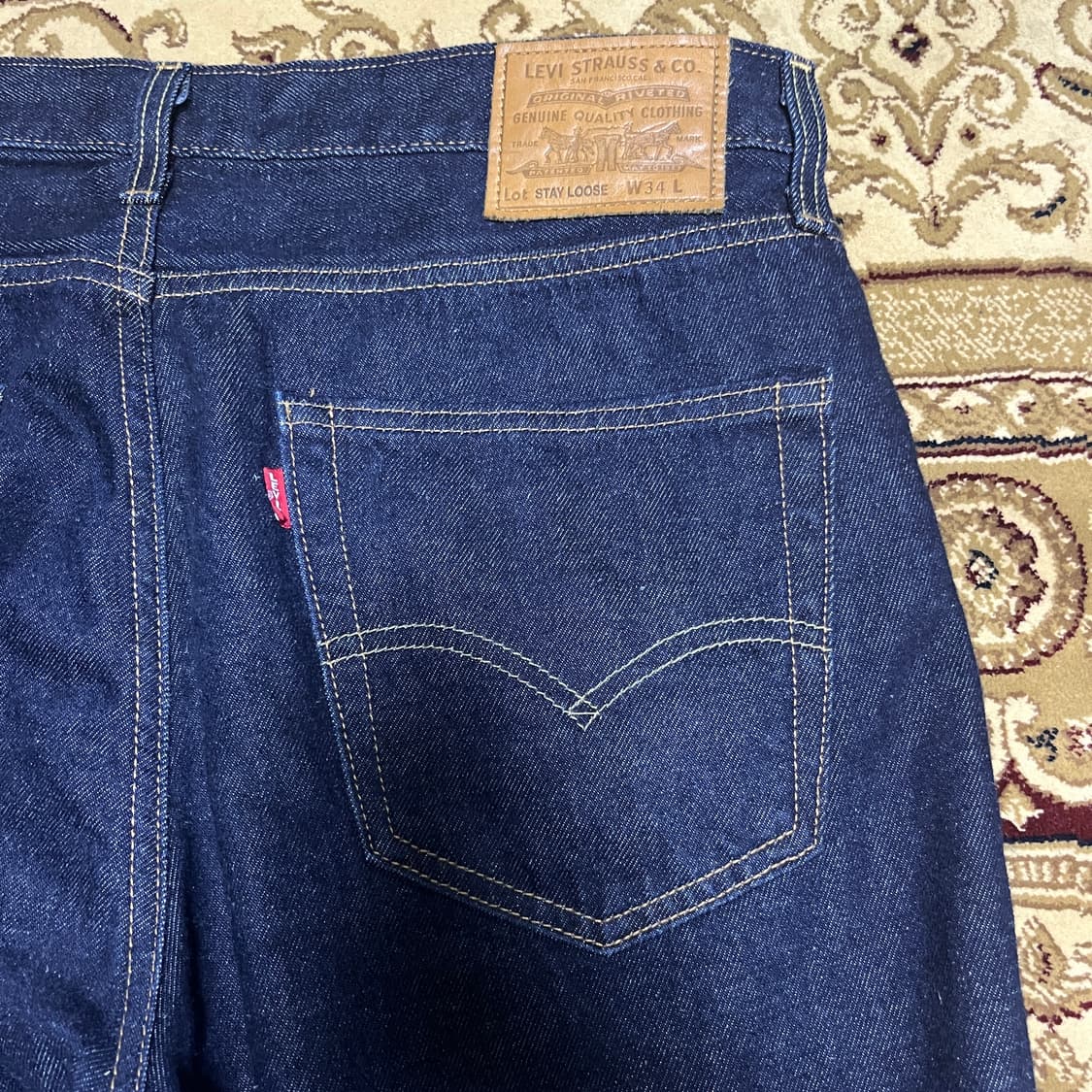 리바이스 빅E 스테이루즈 테이퍼드 크롭 데님 상품이미지1