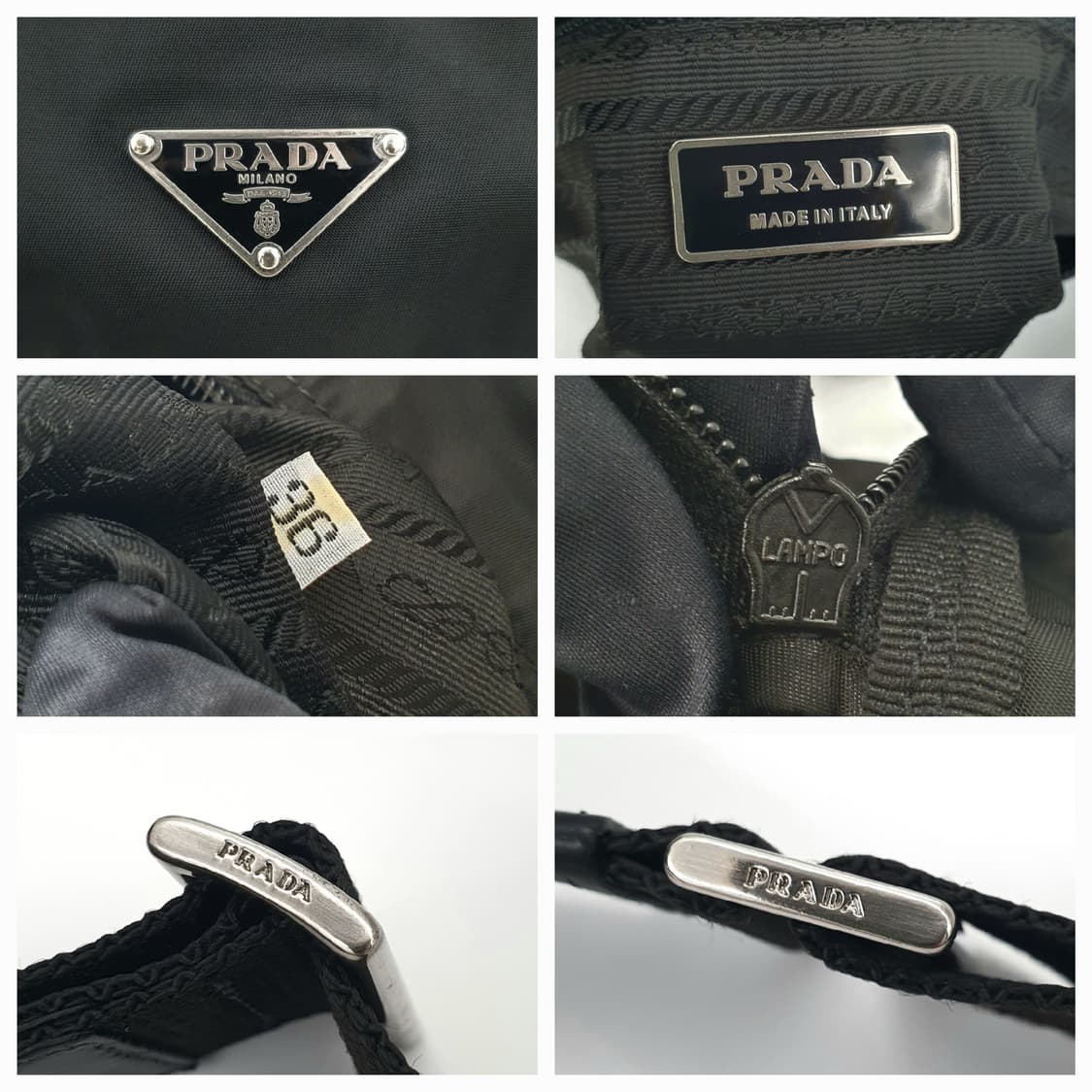 프라다 리나일론 블랙 메신저백 크로스백 숄더백 상품이미지5