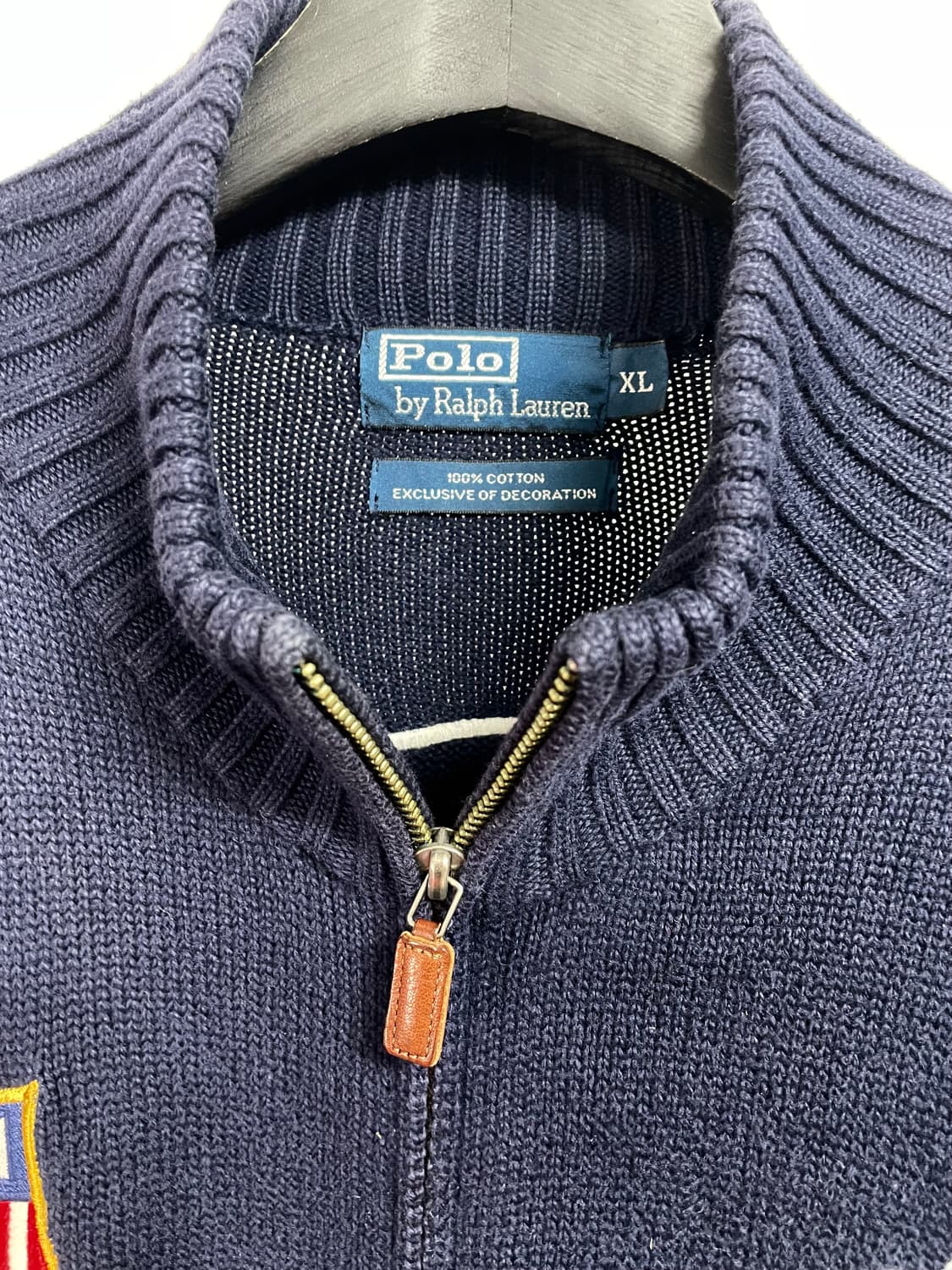 폴로 랄프로렌 USA 빅포니 니트집업 (on.54)   상품이미지6