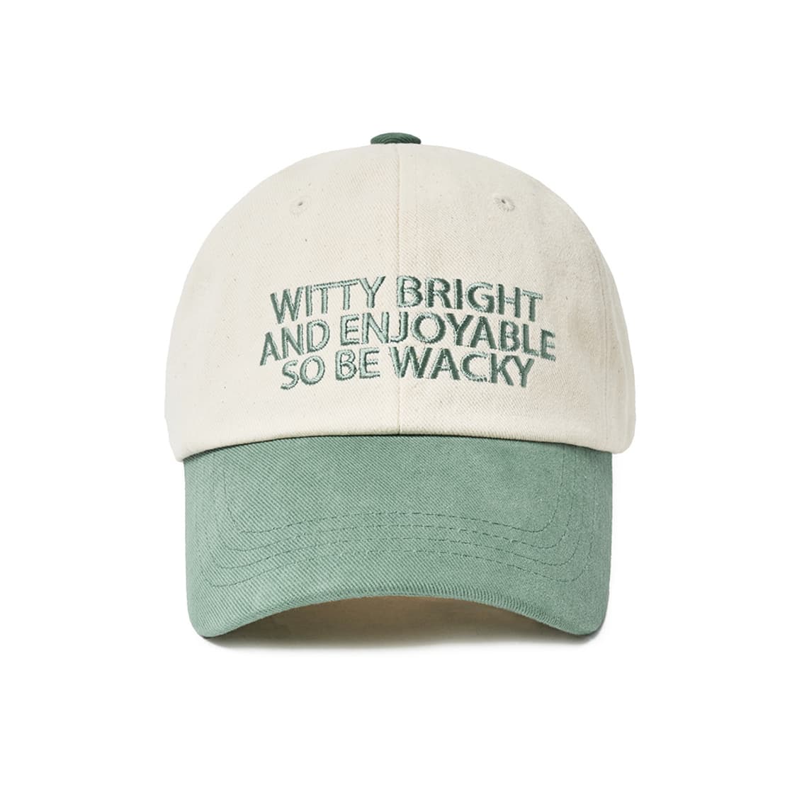WACKY 웨키 레터링 볼캡 (민트) 상품이미지1