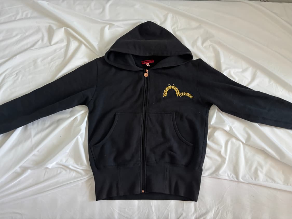 에비수 자수 후드집업 상품이미지3