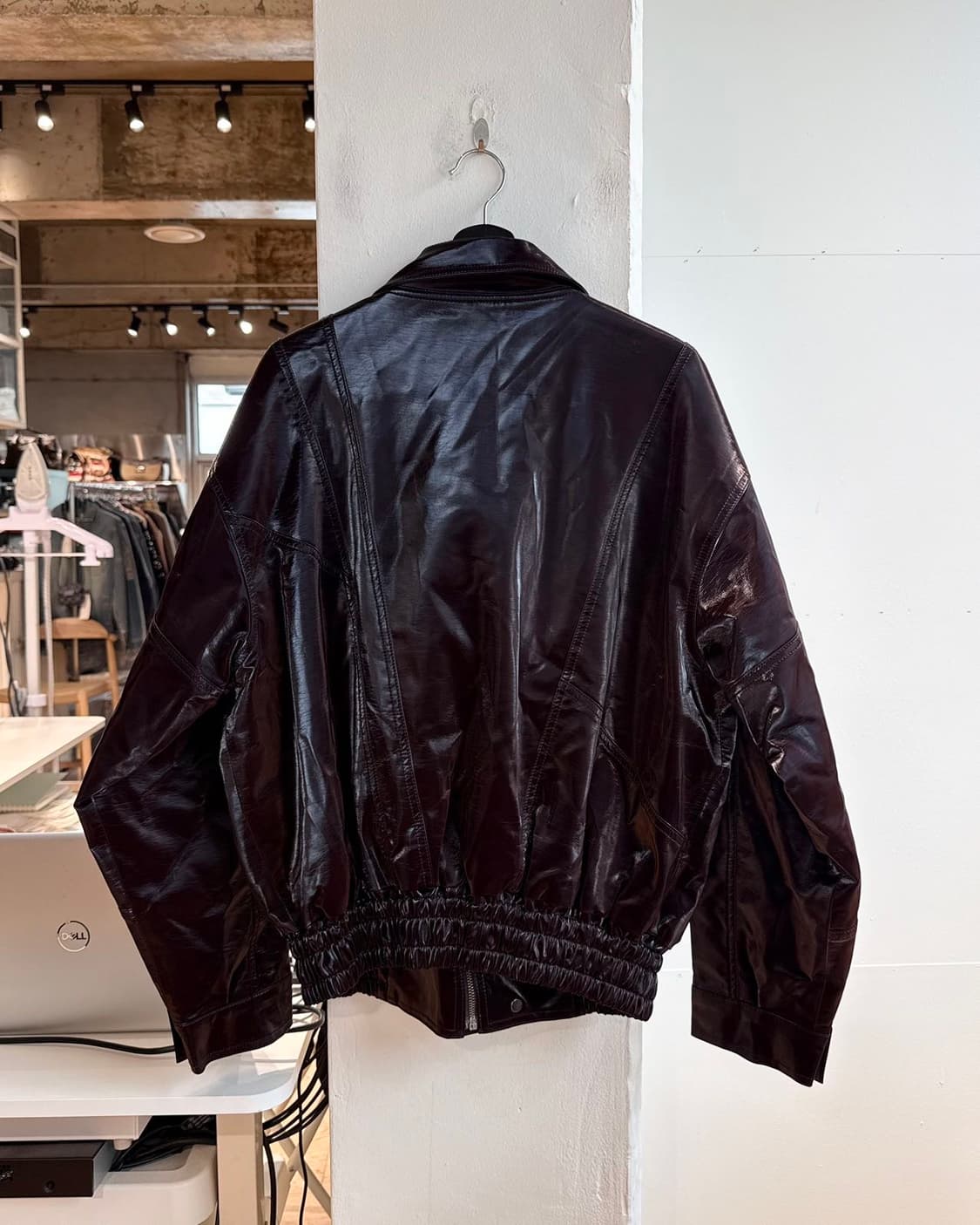 레지나 표 버건디 레이온 자켓  상품이미지7