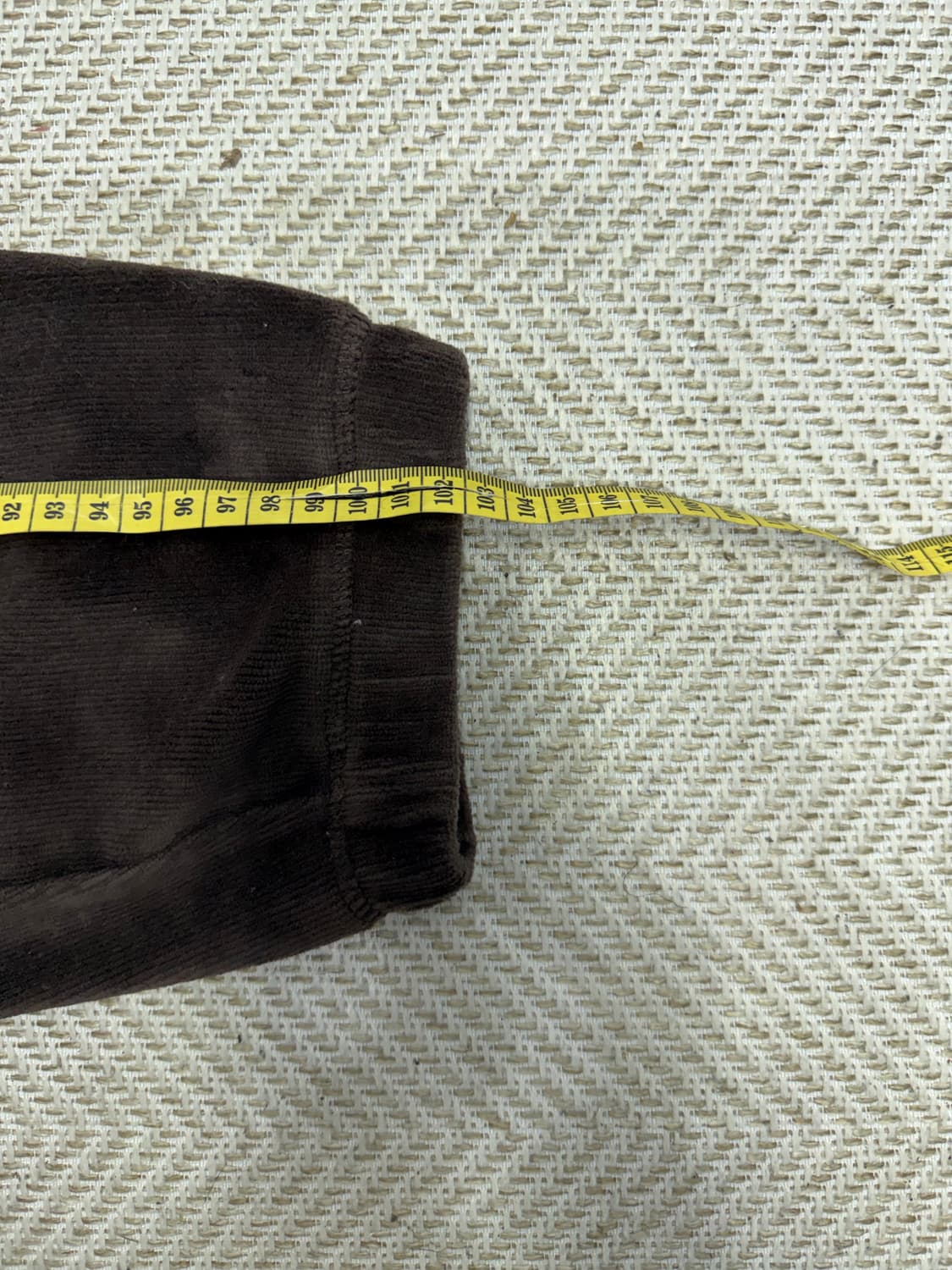 정품) 알렉산더왕 여성 브라운 벨벳 스웻팬츠 M 상품이미지9