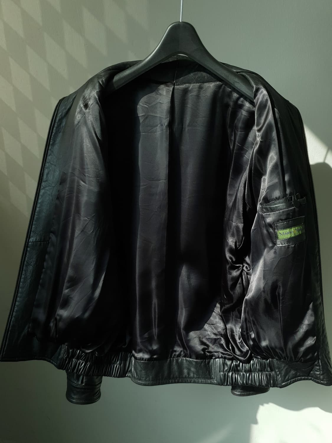 80s,90s MARIO STELLA Leather Jacket 상품이미지9