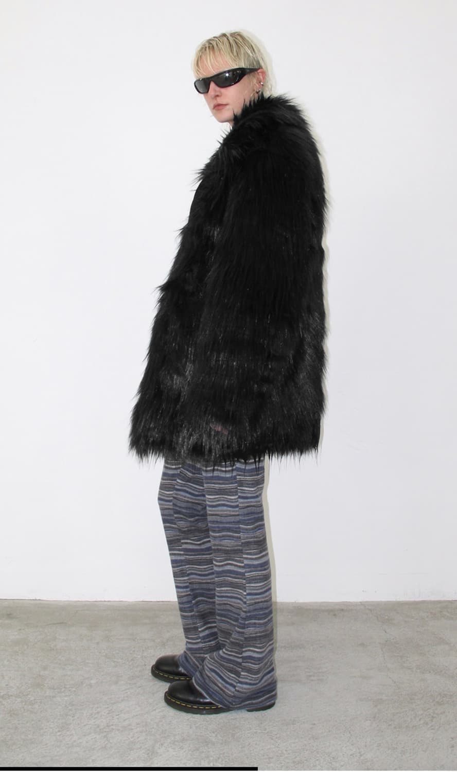 썬번프로젝트 REVERSIBLE FUR MUSTANG, BLACK 상품이미지2