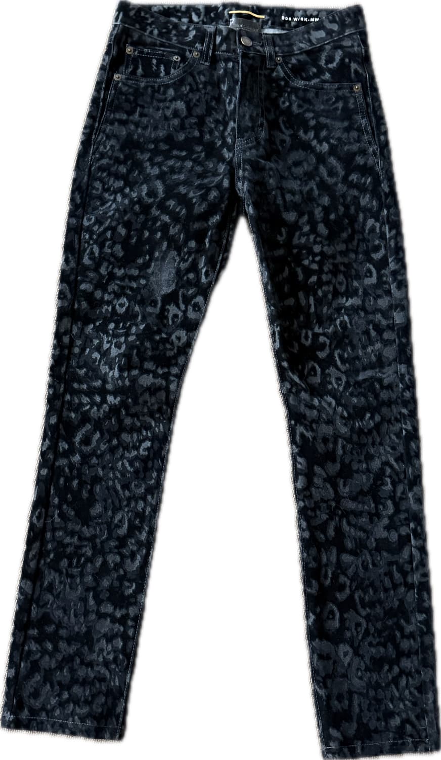 생로랑 레오파드 벨벳 스키니진 상품이미지1