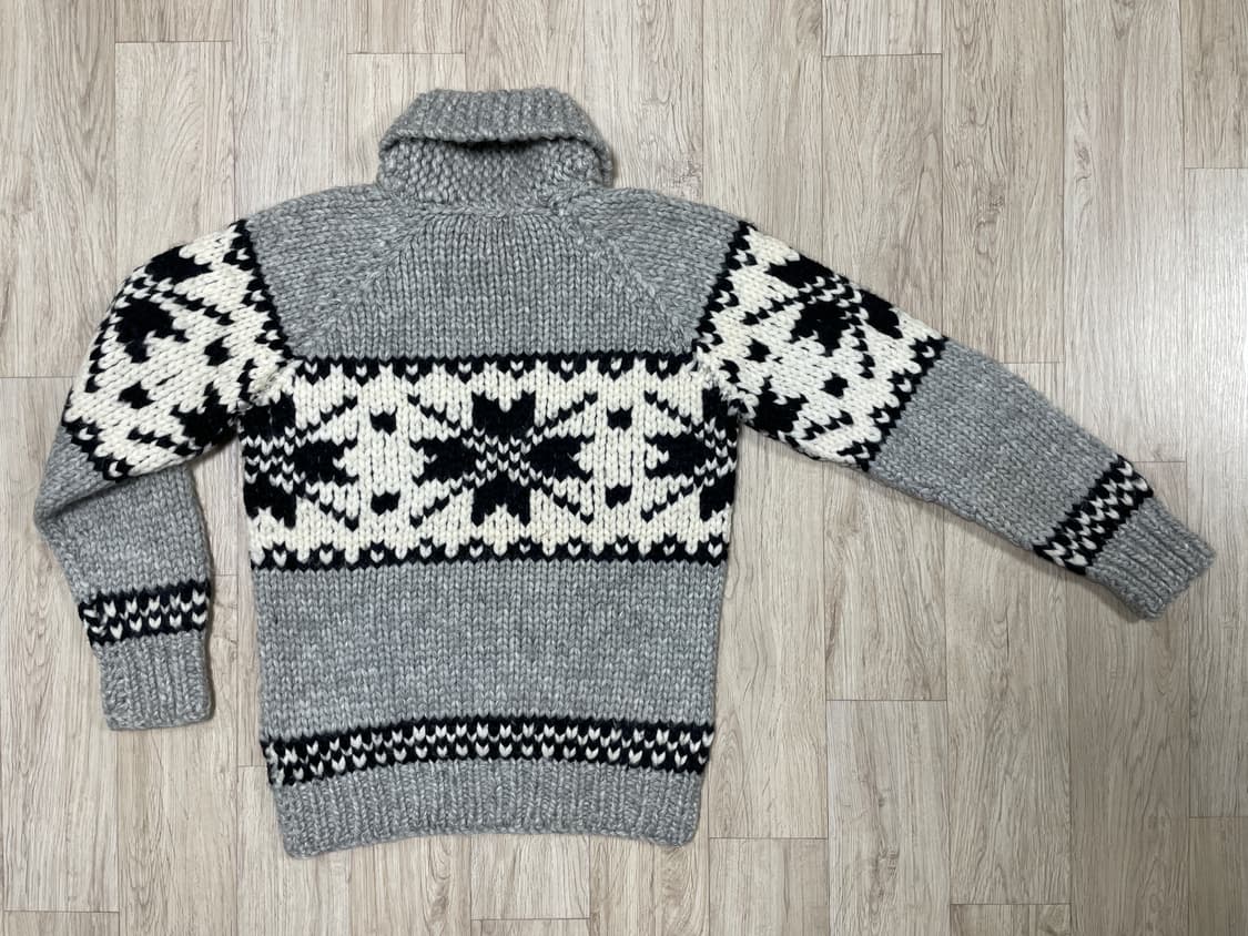 95) 핸드메이드 코위찬 헤비울 노르딕 숄카라 스웨터(RRL&LVC&폴로 상품이미지2