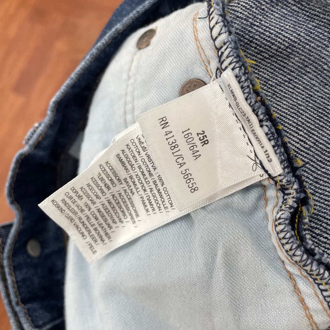 폴로 랄프로렌 와이드 부츠컷 데님팬츠 상품이미지4