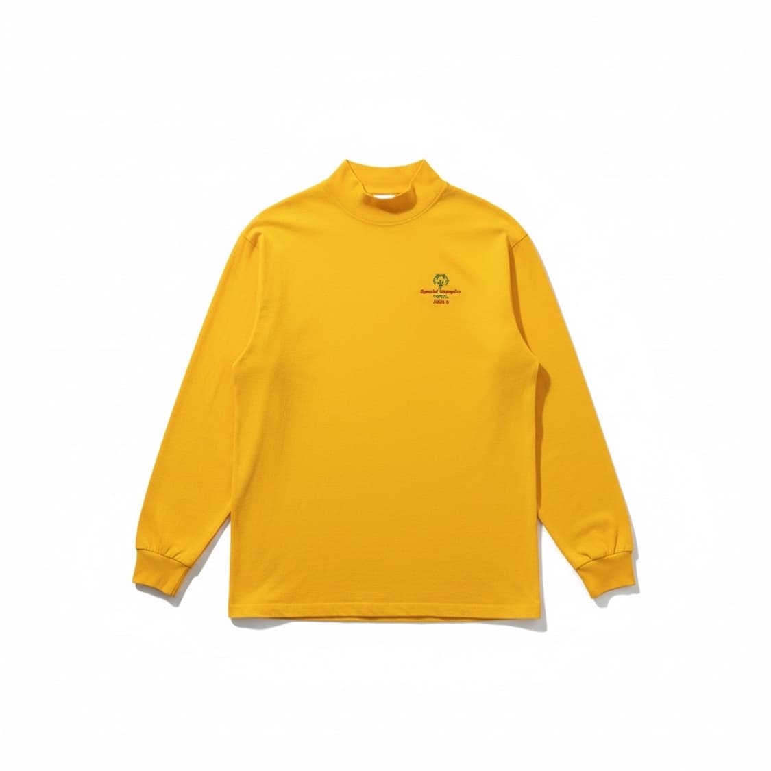 빈티지 미국생산 노란색 모크넥 싱글스티치 롱슬리브 L 상품이미지1