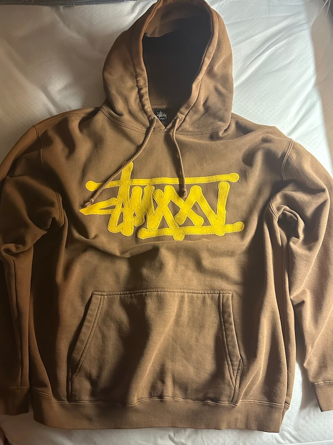 Stussy 스투시 90's OG 브라운 스탁 후드티 상품이미지1