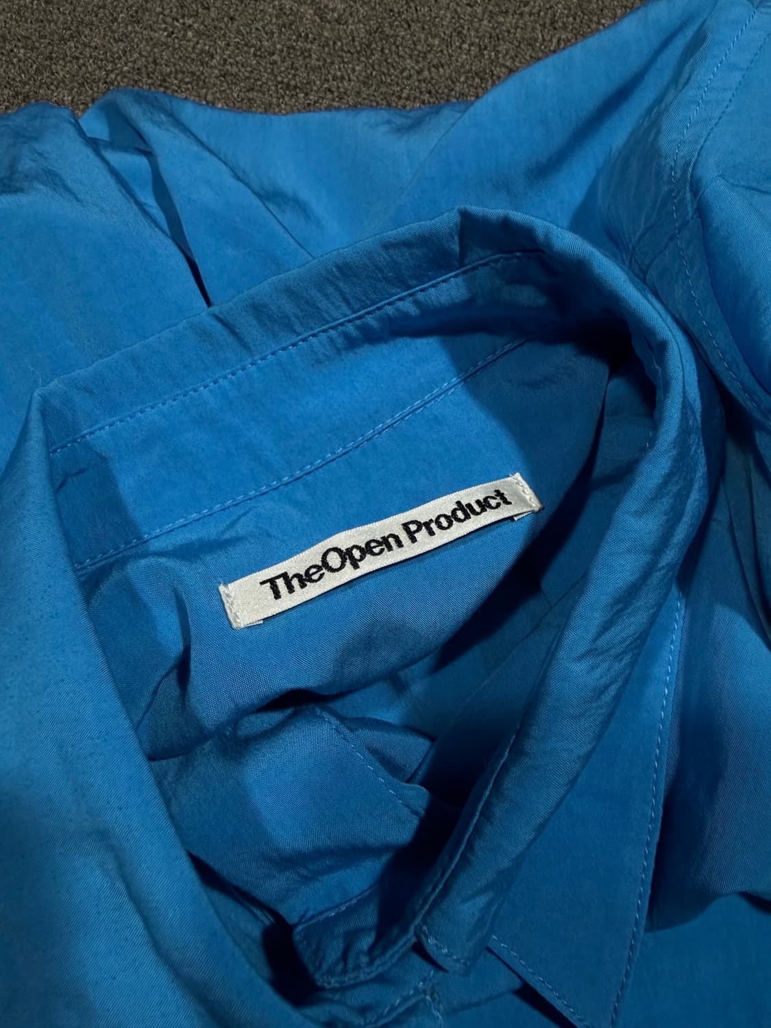 TheOpen Product 더오픈 프로덕트 포켓 디테일 셔츠 상품이미지3