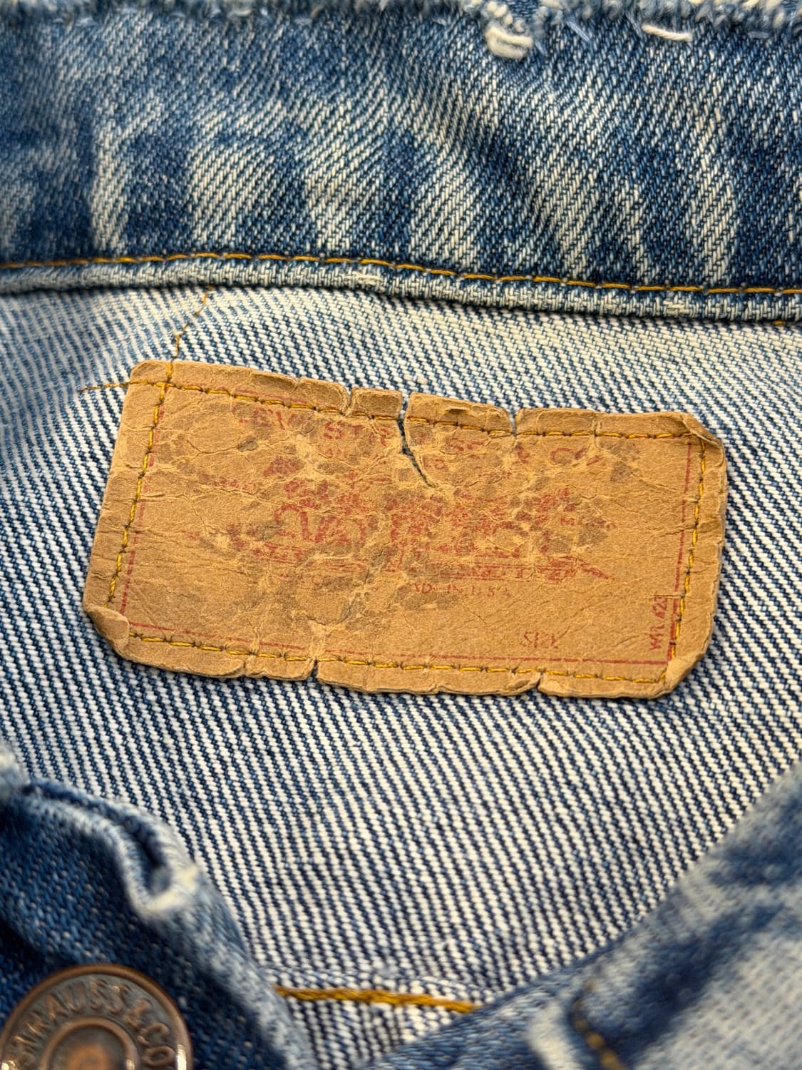 70s 리바이스 타입 3 트러커 데님자켓 청자켓 상품이미지5