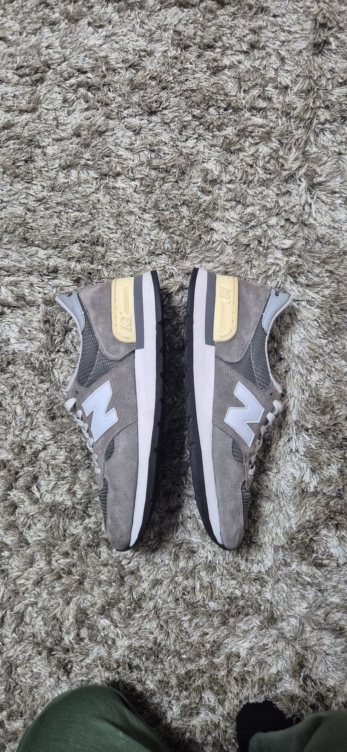 뉴발란스 990v1 메이드 인 USA 그레이 화이트 (275) 상품이미지6