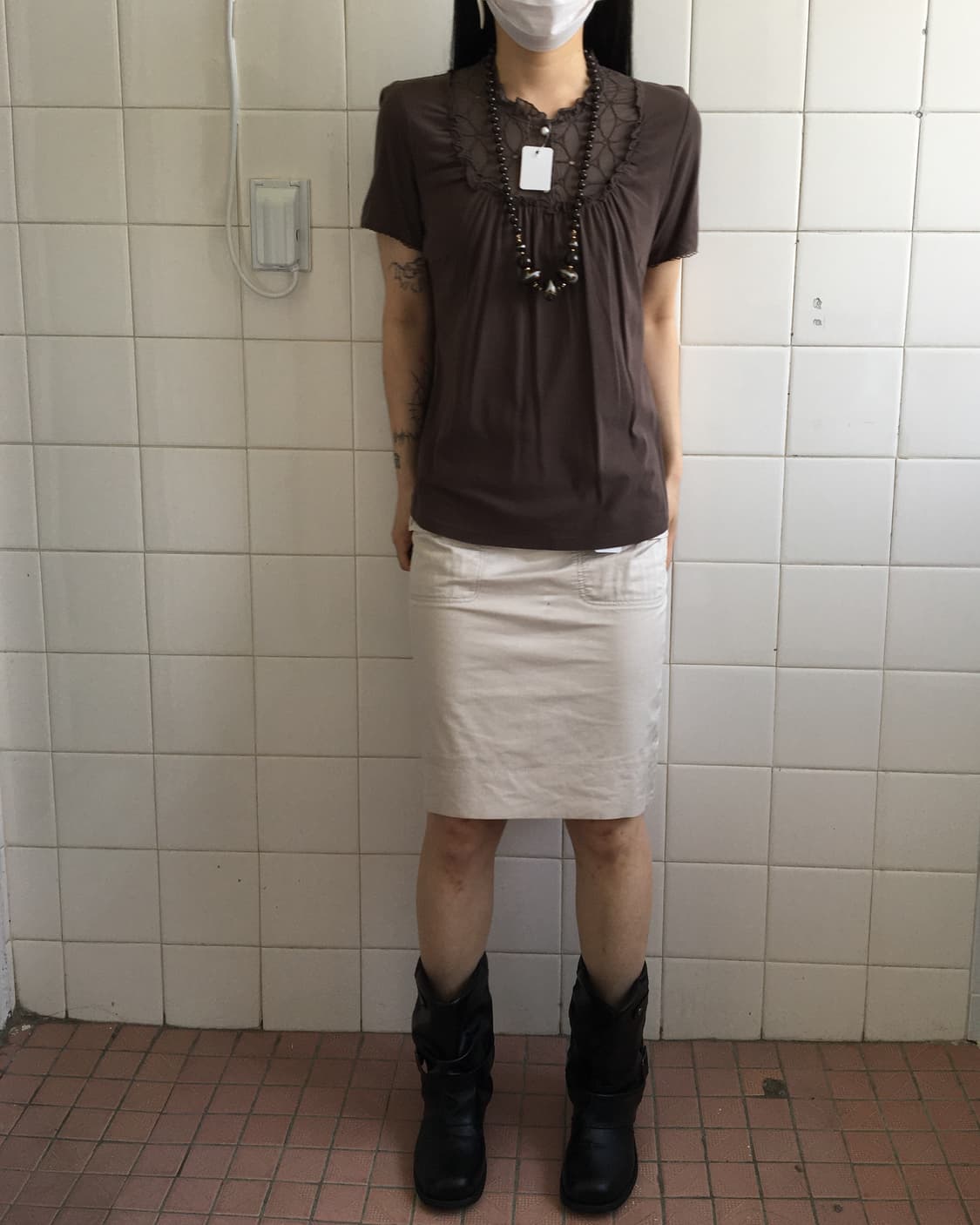 Layered point t shirt 상품이미지1