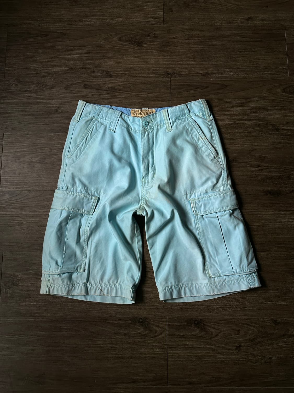 Holister 파스텔 블루 오버 카고 쇼츠 상품이미지7