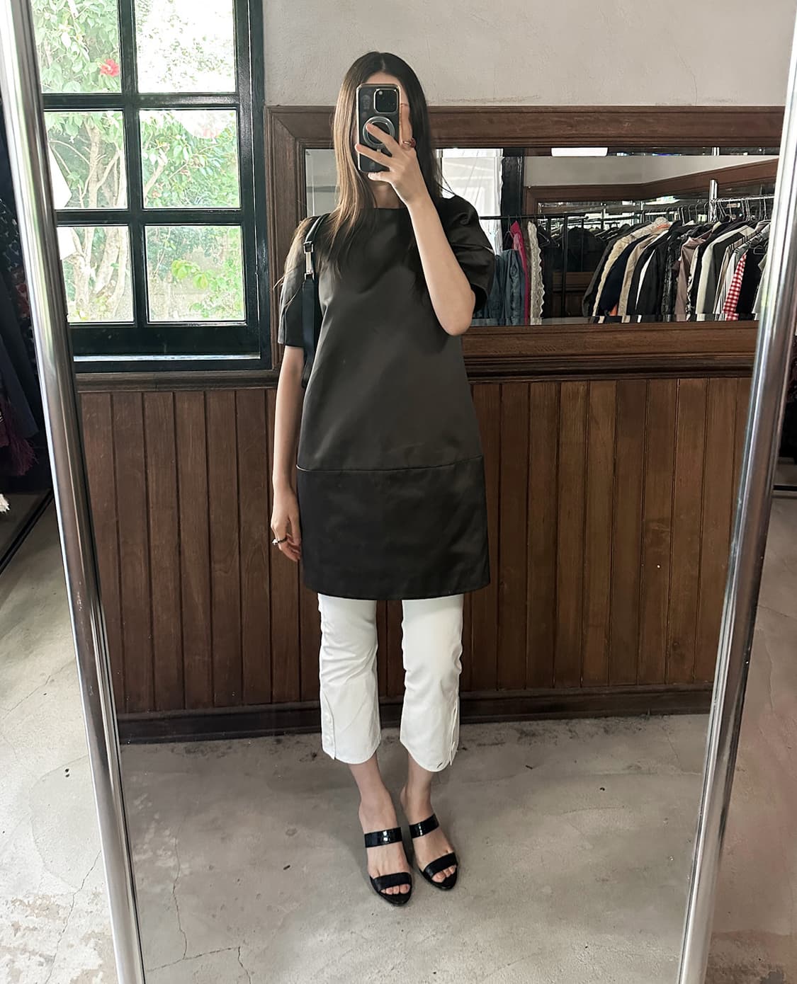THEORY LUXE balloon mini dress 상품이미지2