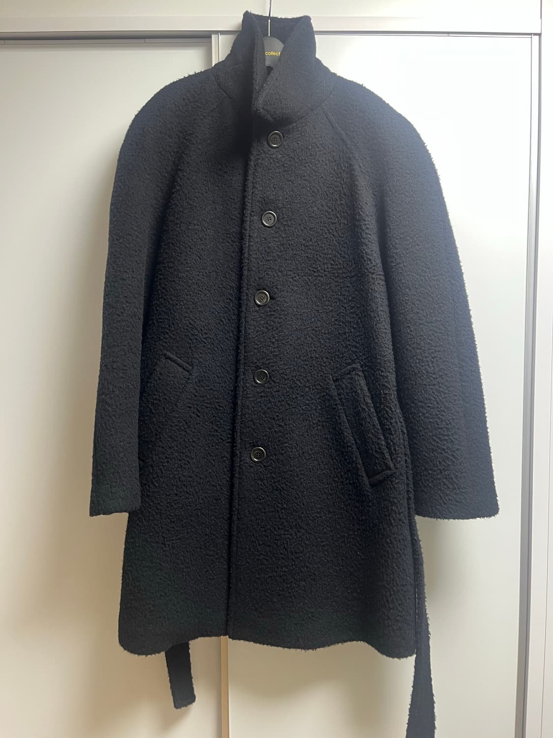 아모멘토 Amomento 24fw 알파카 래글런 코트 BK M 상품이미지2