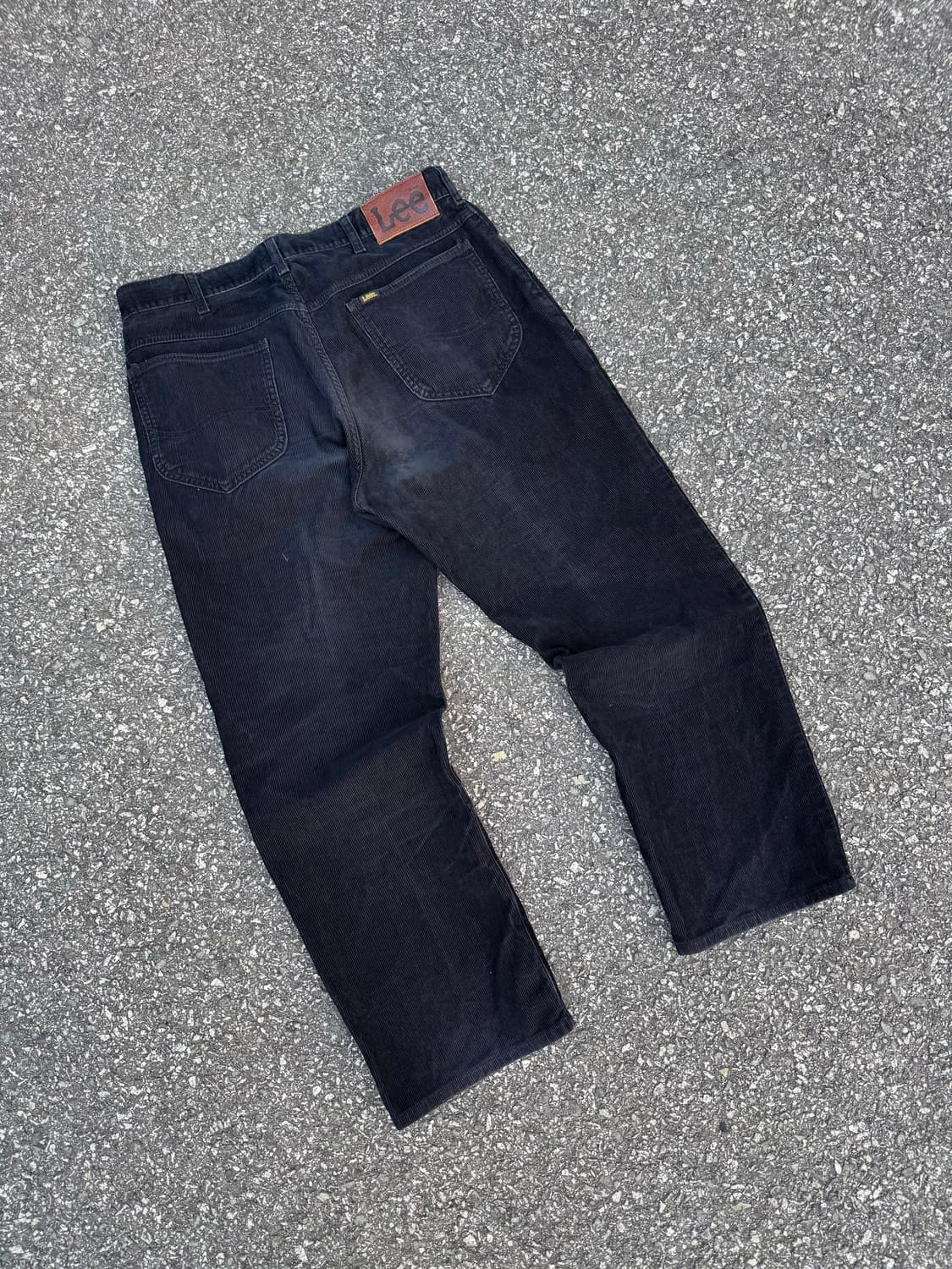 90’s Lee Riders 코듀로이 블랙 팬츠 상품이미지8