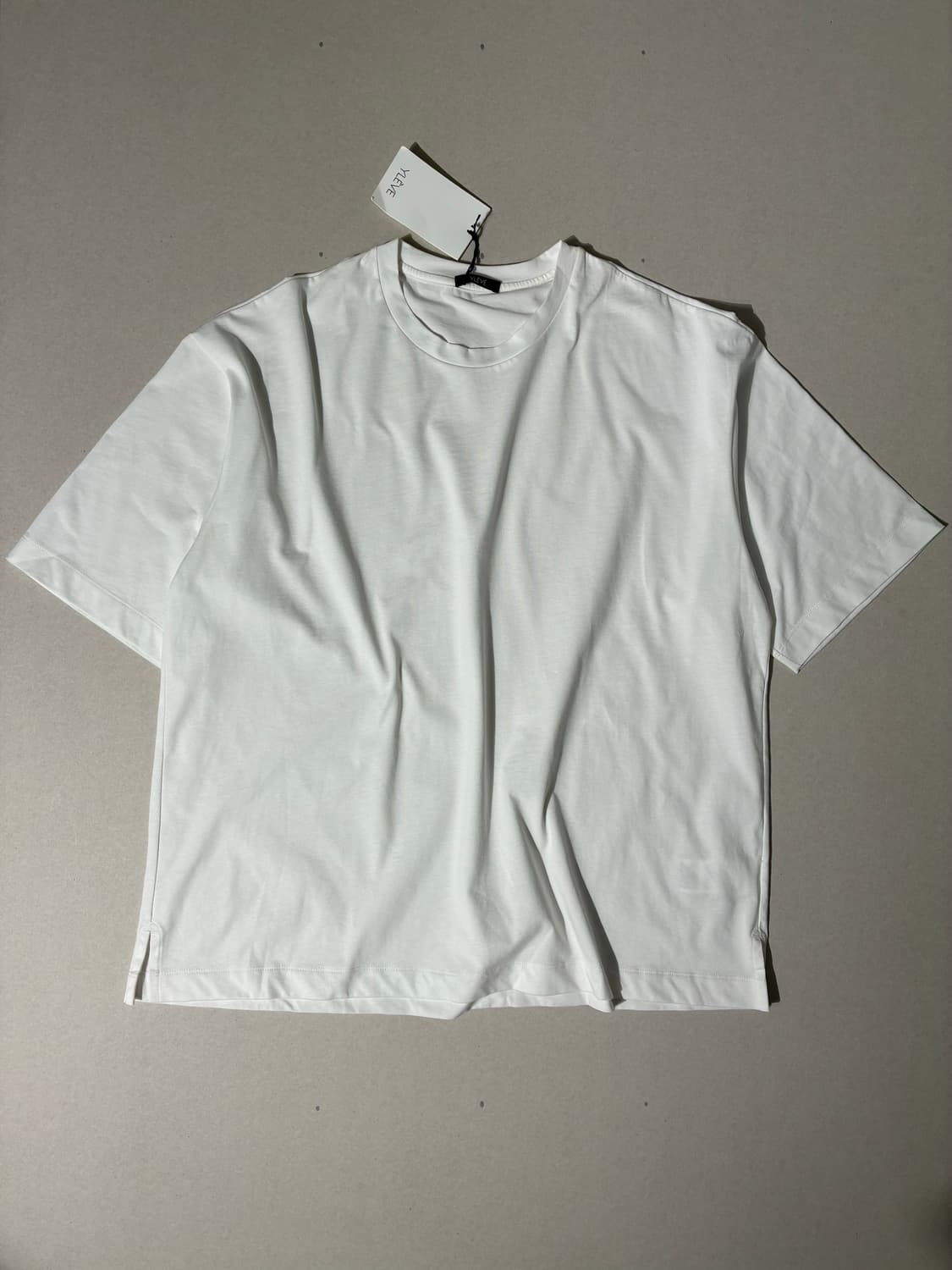 YLEVE 일레브 오가닉 코튼 티셔츠 화이트 5사이즈 상품이미지1
