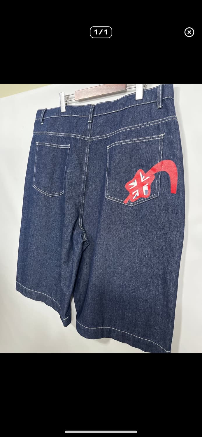 Jaded London 데님 버뮤다 팬츠 상품이미지3