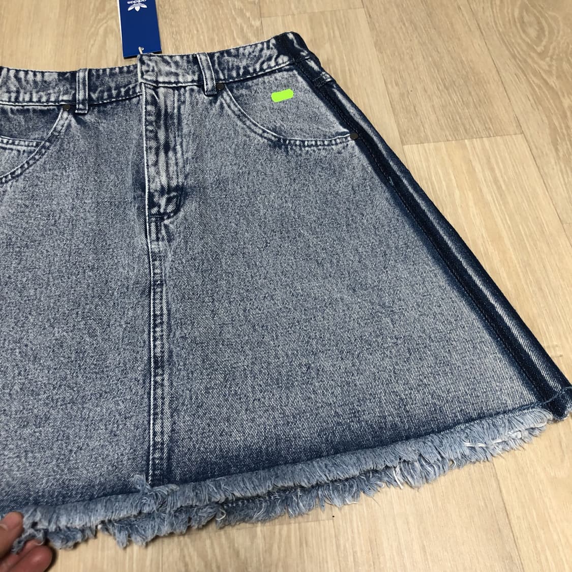 (S) 새상품 아디다스 X 크세니아 슈나이더 데님 미니스커트 상품이미지2