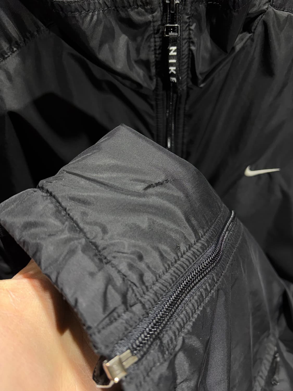 M 나이키 NiKE 빅로고 스우시 패디드 나일론 자켓 상품이미지10