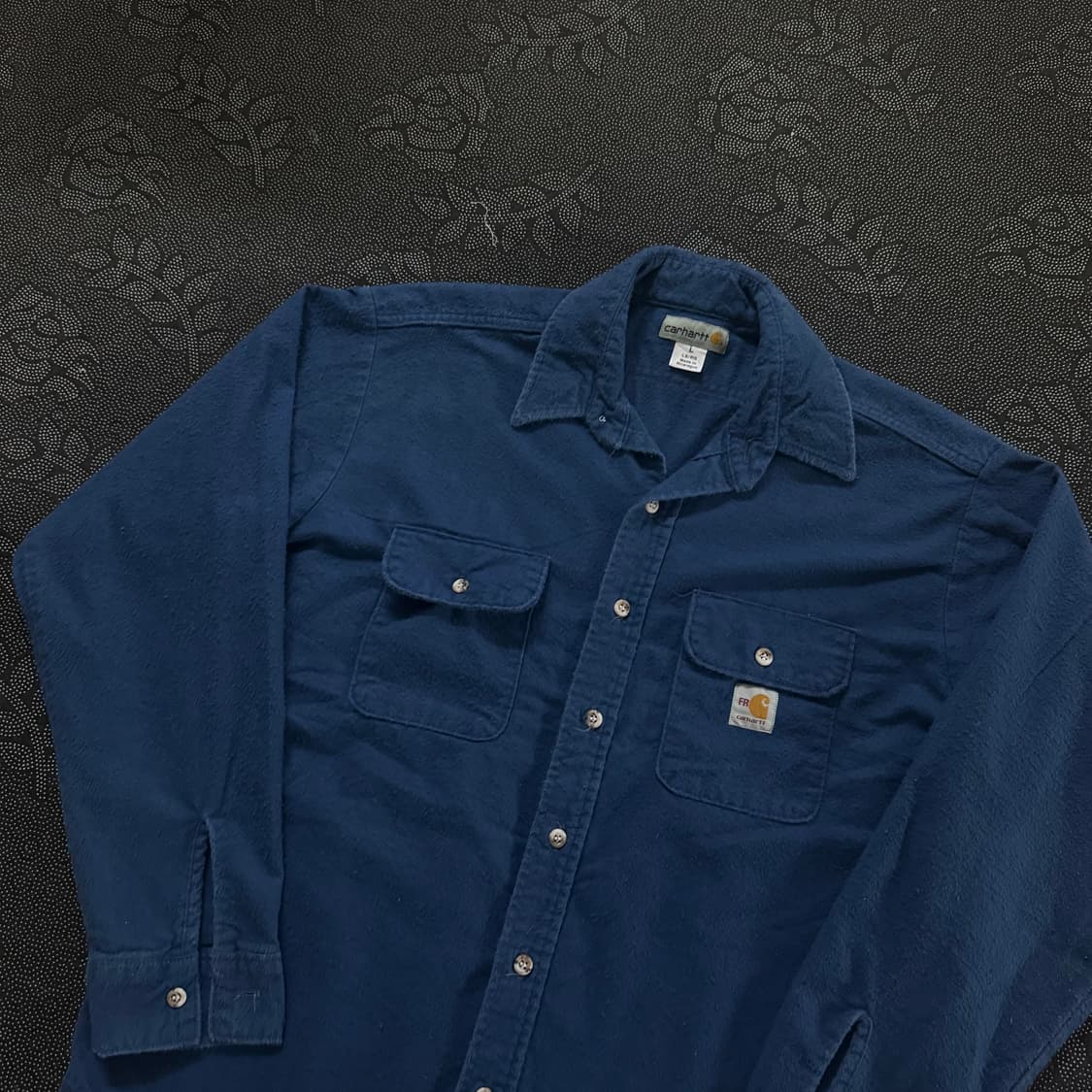 [L] carhartt 칼하트 리메이크 워크 울 셔츠 상품이미지2