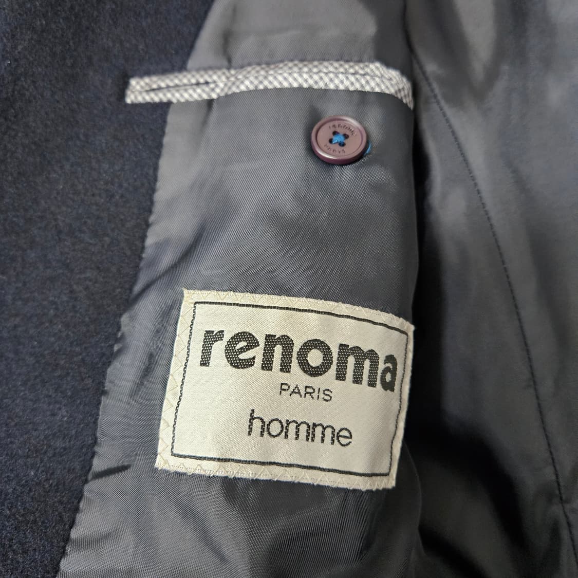 레노마 울 캐시미어 코트 자켓 남자100 상품이미지8