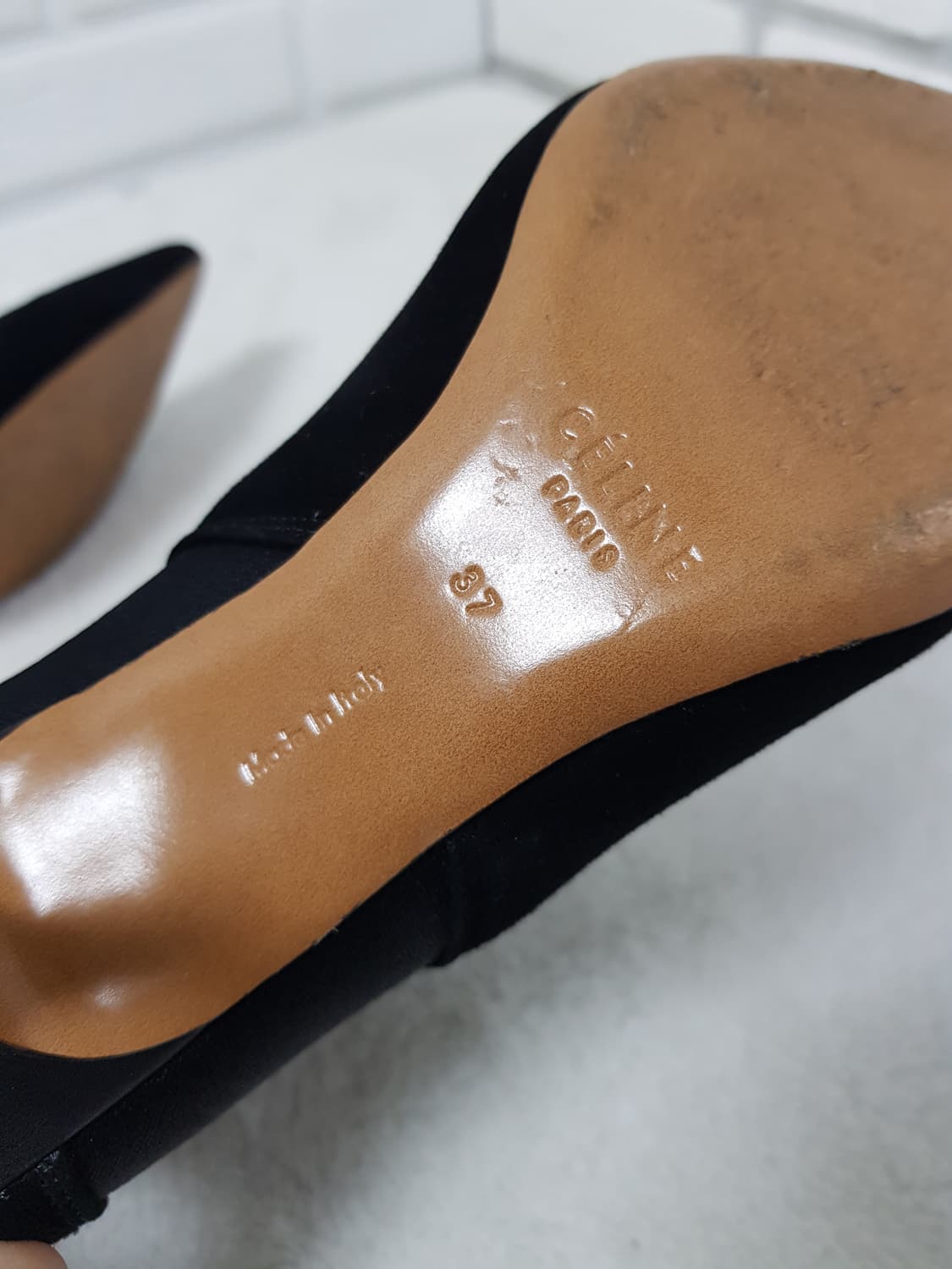 [37/240/정품] 셀린느 스웨이드 앵클부츠 첼시부츠 상품이미지10