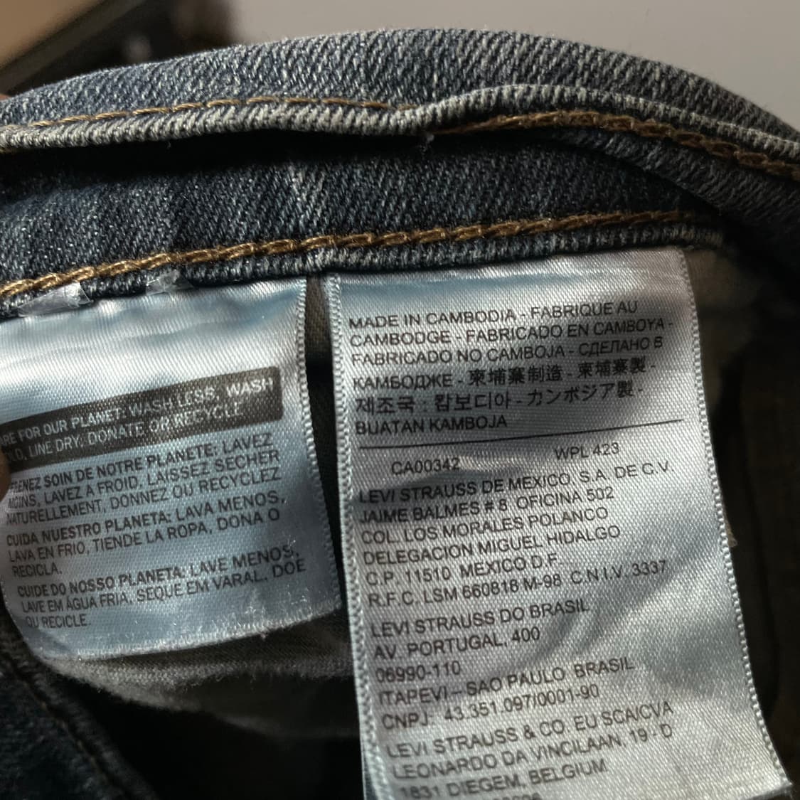 (38) 리바이스 559 38X30 워싱 데님 팬츠 상품이미지3